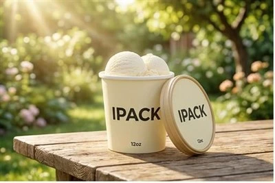 Posude za sladoled od 12 oz s poklopcima